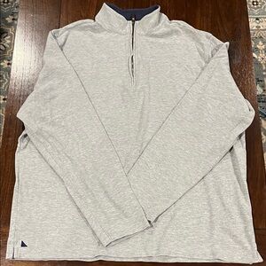 UNTUCKit Light Gray Zip-Up Sweater